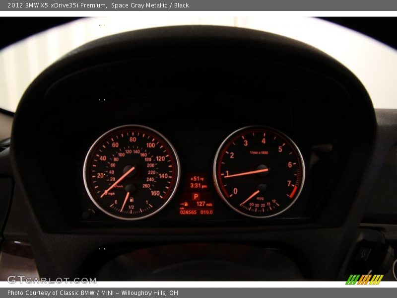 Space Gray Metallic / Black 2012 BMW X5 xDrive35i Premium