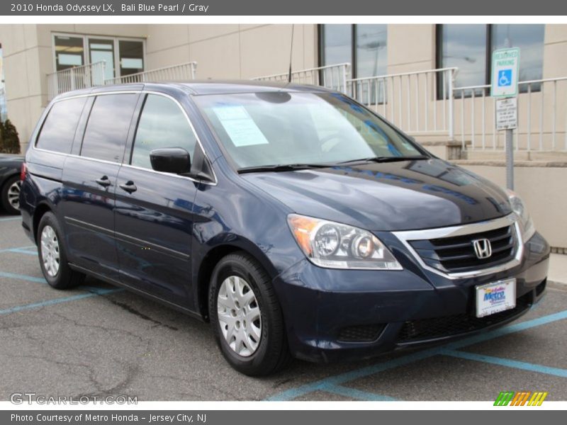 Bali Blue Pearl / Gray 2010 Honda Odyssey LX