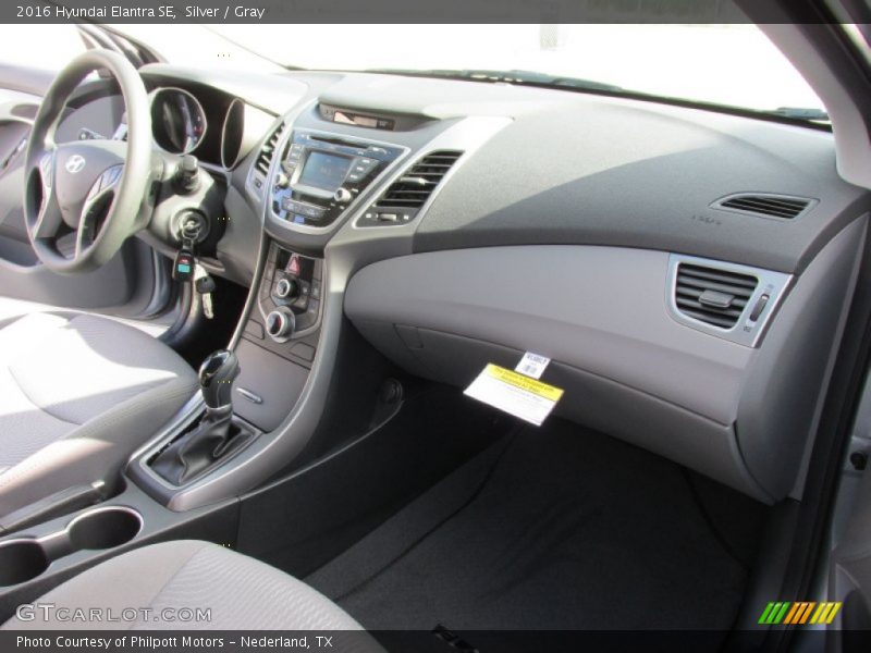 Silver / Gray 2016 Hyundai Elantra SE