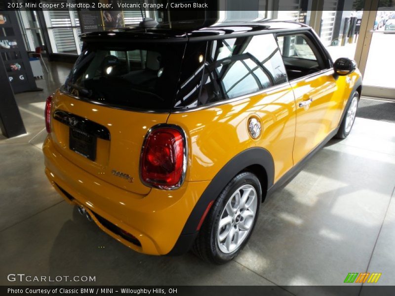 Volcanic Orange / Carbon Black 2015 Mini Cooper S Hardtop 2 Door