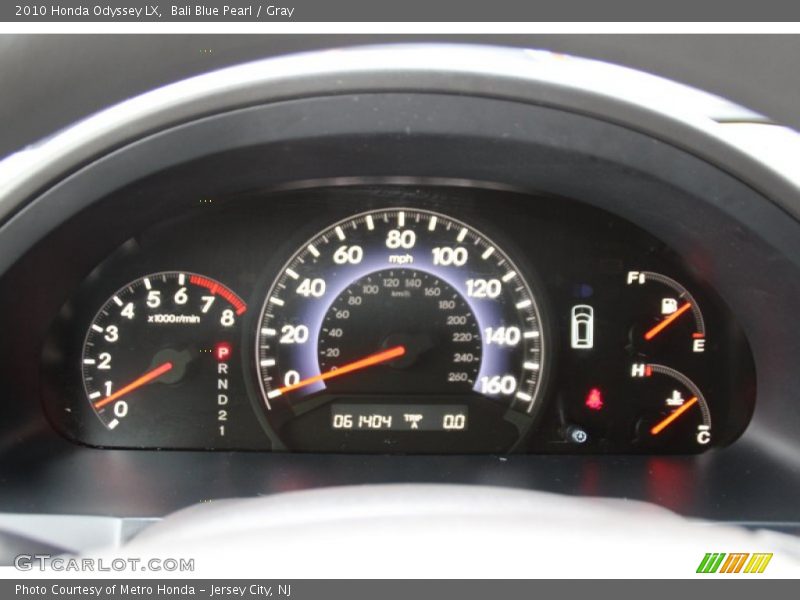 Bali Blue Pearl / Gray 2010 Honda Odyssey LX