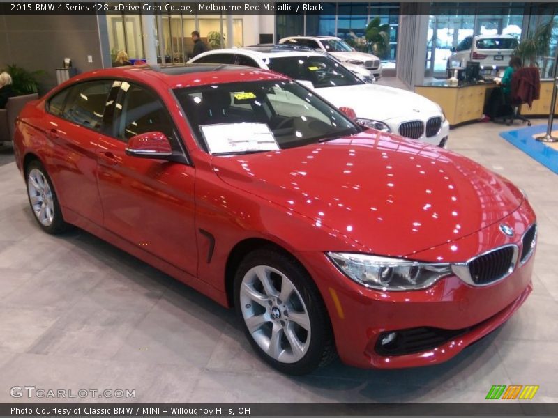 Melbourne Red Metallic / Black 2015 BMW 4 Series 428i xDrive Gran Coupe