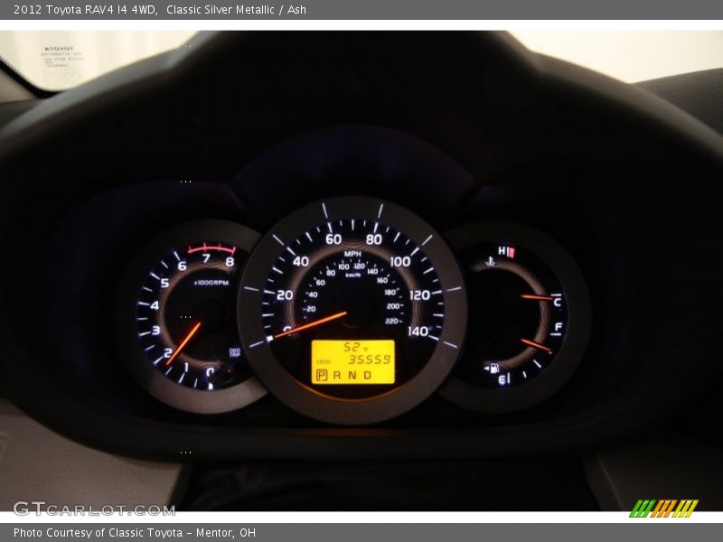Classic Silver Metallic / Ash 2012 Toyota RAV4 I4 4WD