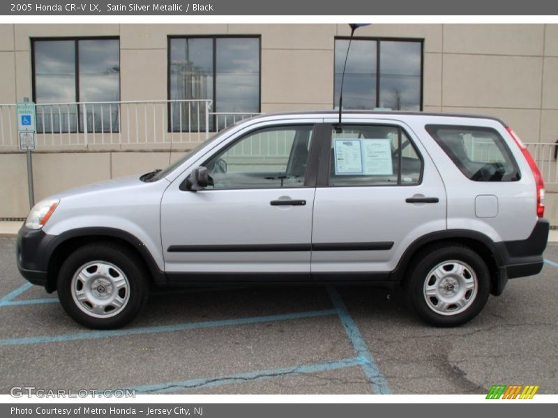 Satin Silver Metallic / Black 2005 Honda CR-V LX