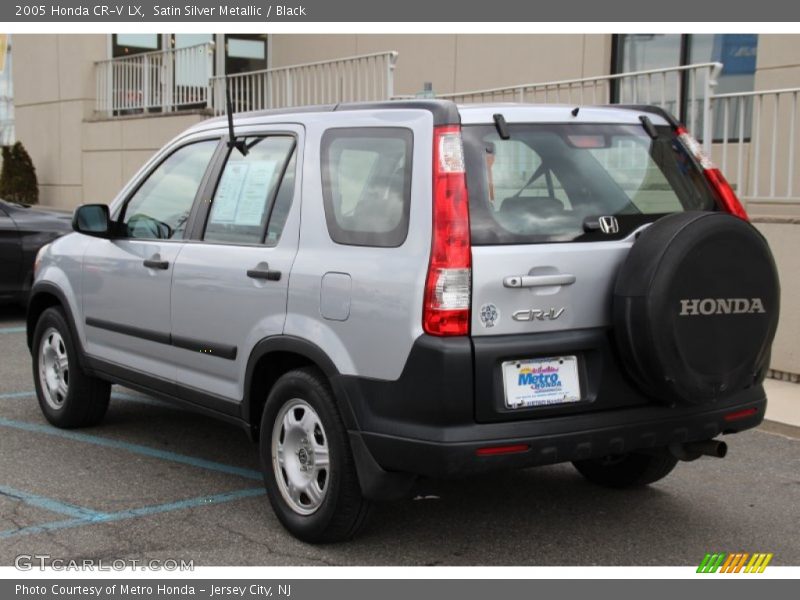 Satin Silver Metallic / Black 2005 Honda CR-V LX