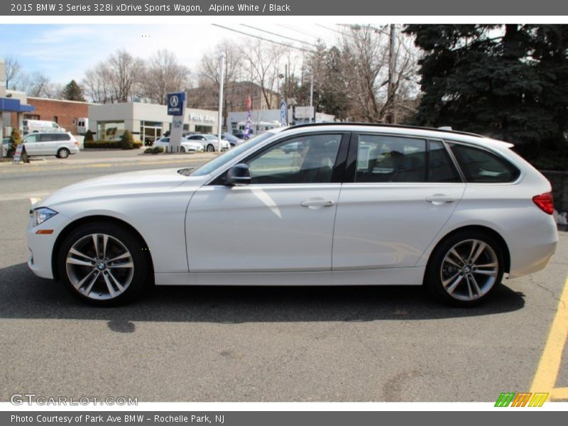 Alpine White / Black 2015 BMW 3 Series 328i xDrive Sports Wagon