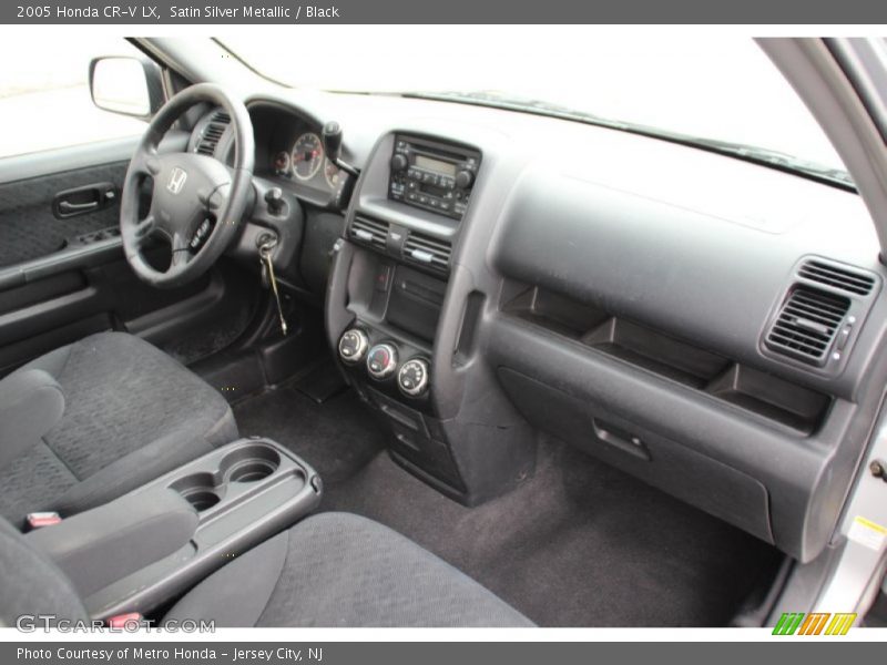 Satin Silver Metallic / Black 2005 Honda CR-V LX