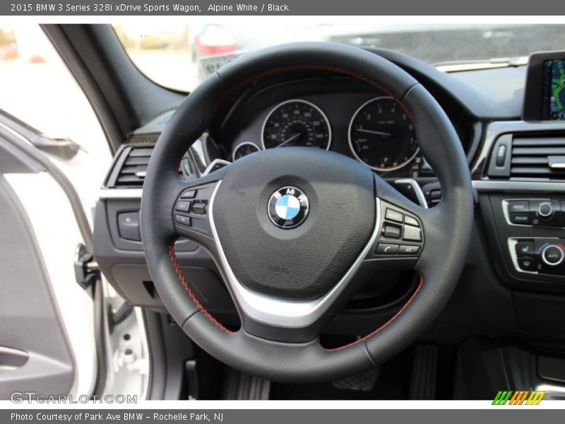 Alpine White / Black 2015 BMW 3 Series 328i xDrive Sports Wagon