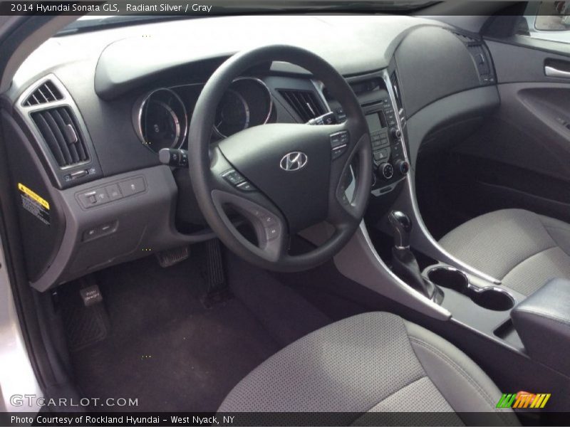 Radiant Silver / Gray 2014 Hyundai Sonata GLS