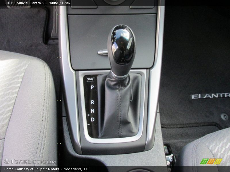 White / Gray 2016 Hyundai Elantra SE