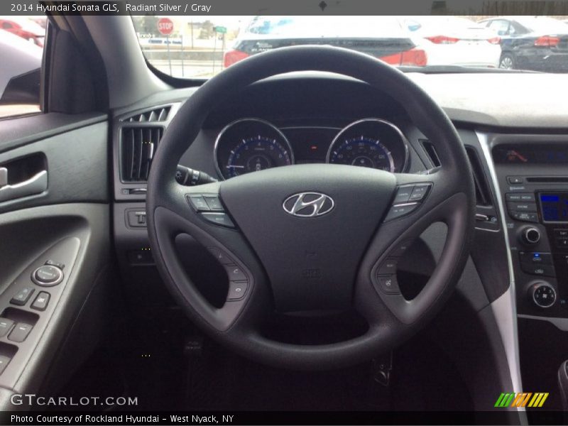 Radiant Silver / Gray 2014 Hyundai Sonata GLS