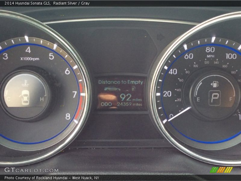 Radiant Silver / Gray 2014 Hyundai Sonata GLS