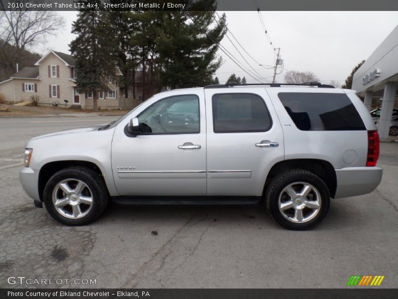 Sheer Silver Metallic / Ebony 2010 Chevrolet Tahoe LTZ 4x4