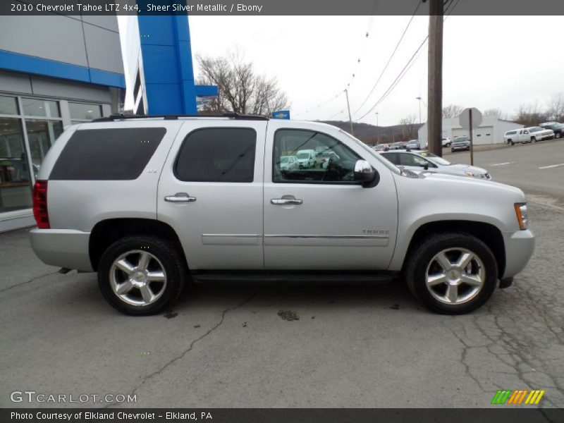 Sheer Silver Metallic / Ebony 2010 Chevrolet Tahoe LTZ 4x4