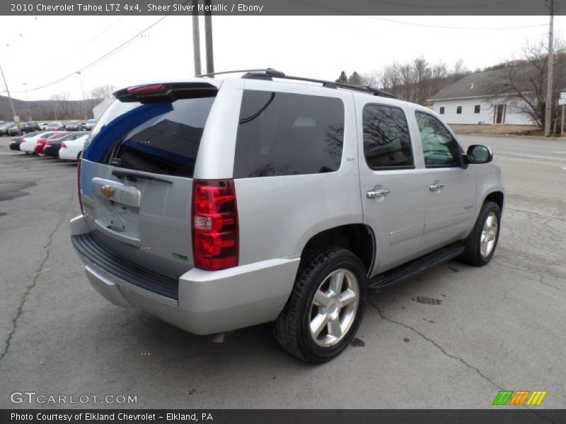 Sheer Silver Metallic / Ebony 2010 Chevrolet Tahoe LTZ 4x4
