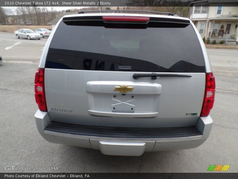 Sheer Silver Metallic / Ebony 2010 Chevrolet Tahoe LTZ 4x4
