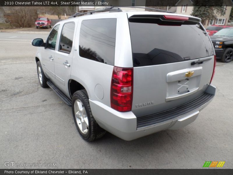 Sheer Silver Metallic / Ebony 2010 Chevrolet Tahoe LTZ 4x4