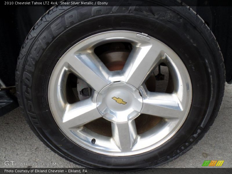 Sheer Silver Metallic / Ebony 2010 Chevrolet Tahoe LTZ 4x4