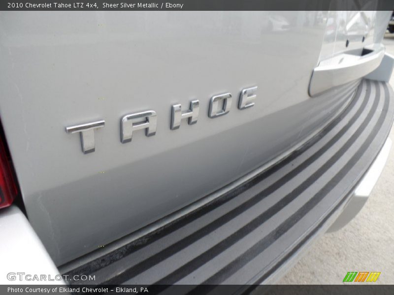 Sheer Silver Metallic / Ebony 2010 Chevrolet Tahoe LTZ 4x4