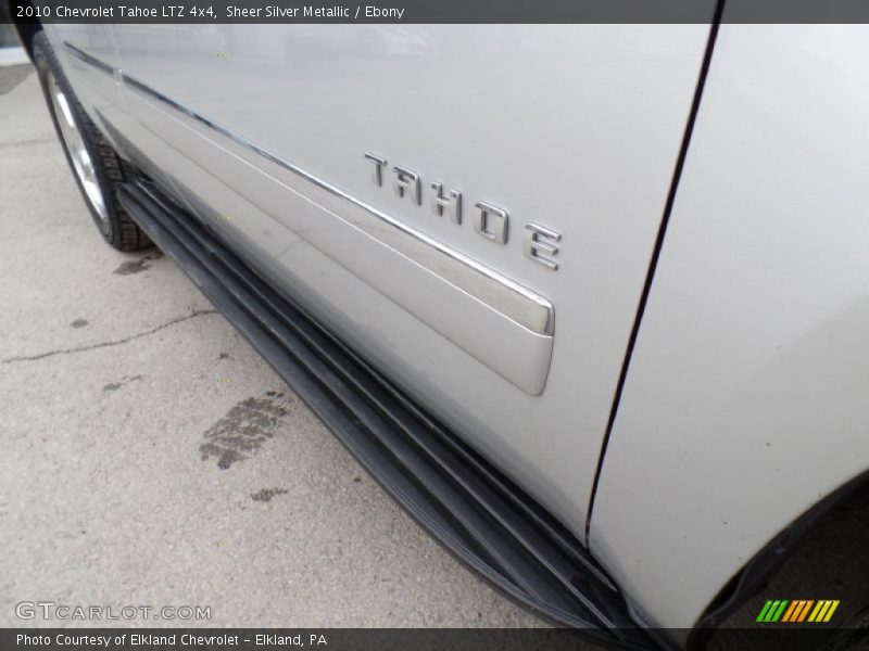 Sheer Silver Metallic / Ebony 2010 Chevrolet Tahoe LTZ 4x4