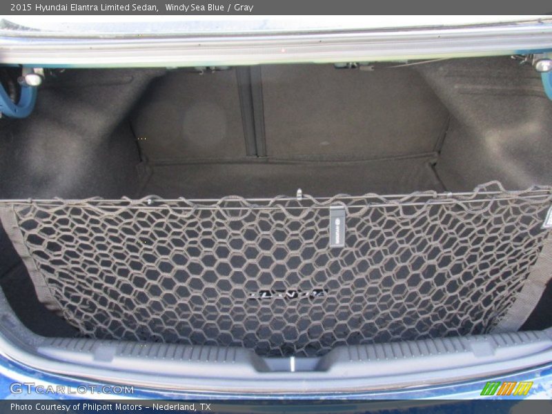 Windy Sea Blue / Gray 2015 Hyundai Elantra Limited Sedan