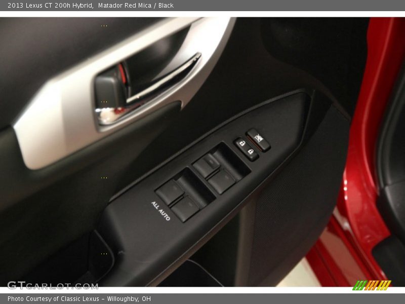 Matador Red Mica / Black 2013 Lexus CT 200h Hybrid
