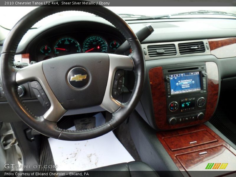 Sheer Silver Metallic / Ebony 2010 Chevrolet Tahoe LTZ 4x4