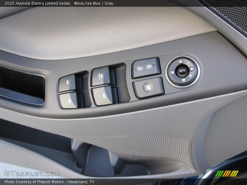 Windy Sea Blue / Gray 2015 Hyundai Elantra Limited Sedan