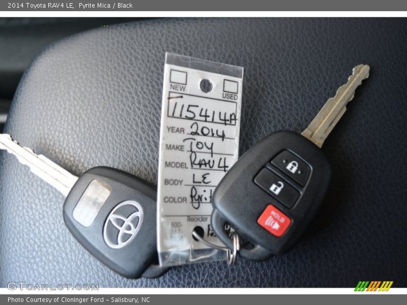 Pyrite Mica / Black 2014 Toyota RAV4 LE