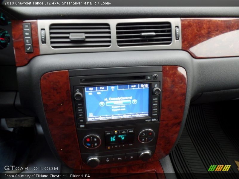 Sheer Silver Metallic / Ebony 2010 Chevrolet Tahoe LTZ 4x4