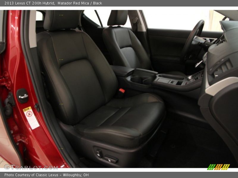 Front Seat of 2013 CT 200h Hybrid
