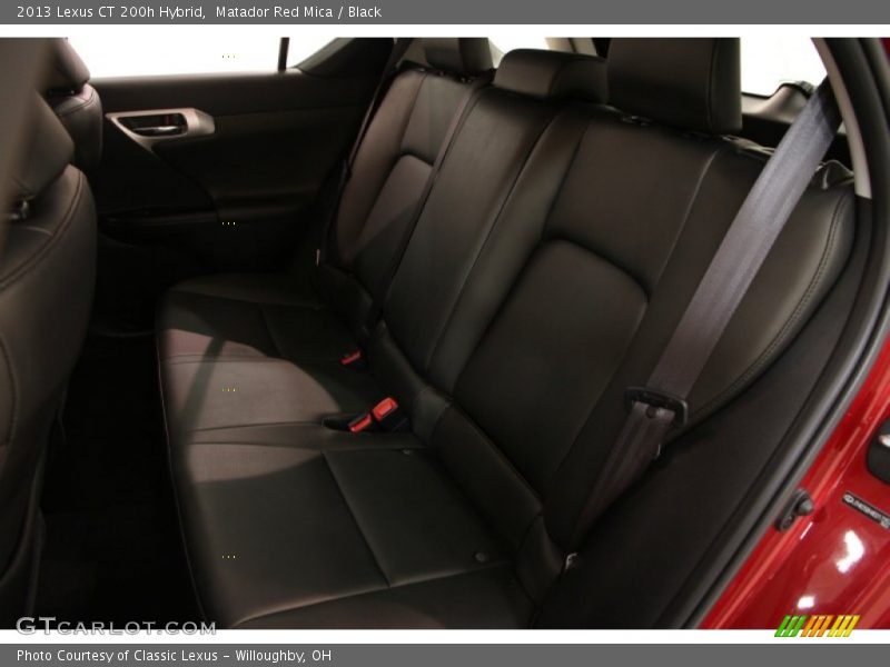 Rear Seat of 2013 CT 200h Hybrid
