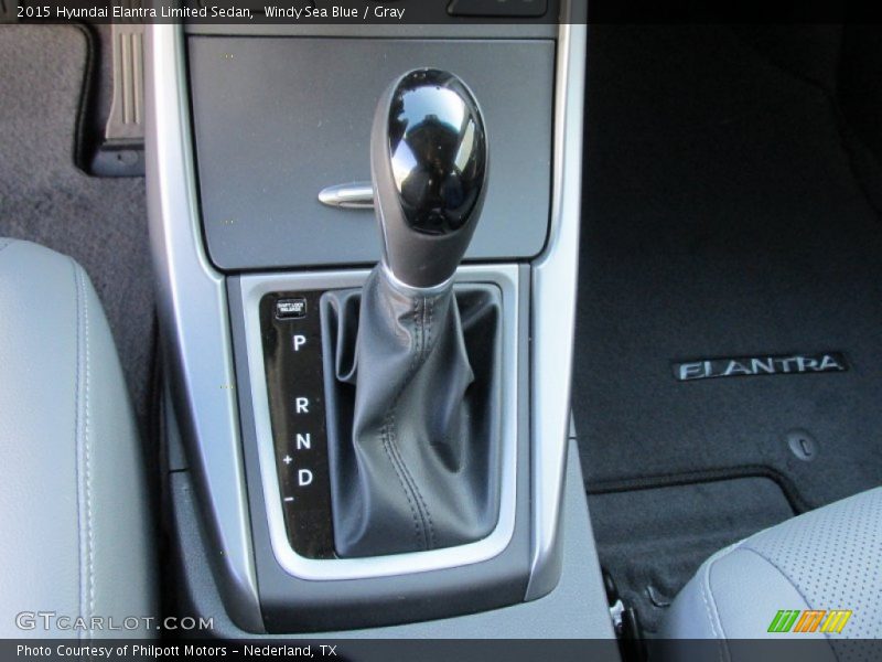 Windy Sea Blue / Gray 2015 Hyundai Elantra Limited Sedan