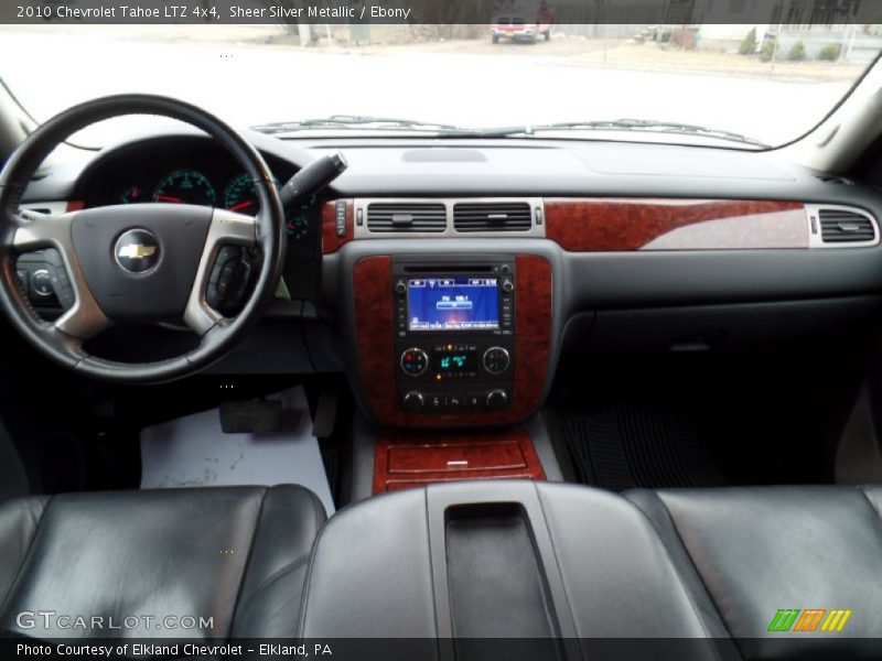 Sheer Silver Metallic / Ebony 2010 Chevrolet Tahoe LTZ 4x4