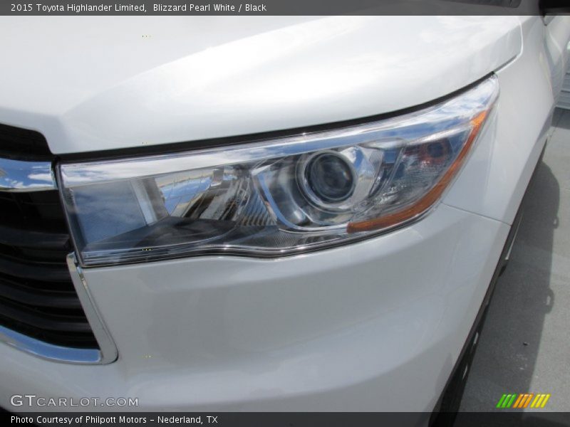 Blizzard Pearl White / Black 2015 Toyota Highlander Limited