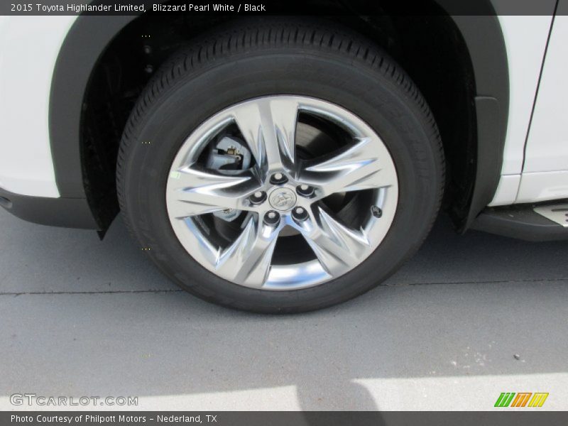Blizzard Pearl White / Black 2015 Toyota Highlander Limited