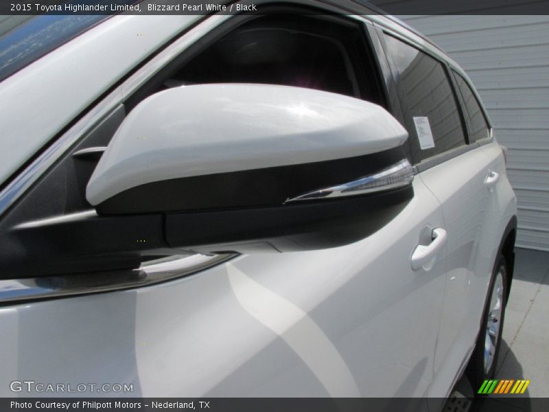 Blizzard Pearl White / Black 2015 Toyota Highlander Limited