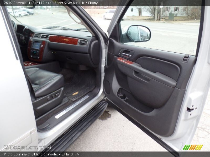 Sheer Silver Metallic / Ebony 2010 Chevrolet Tahoe LTZ 4x4