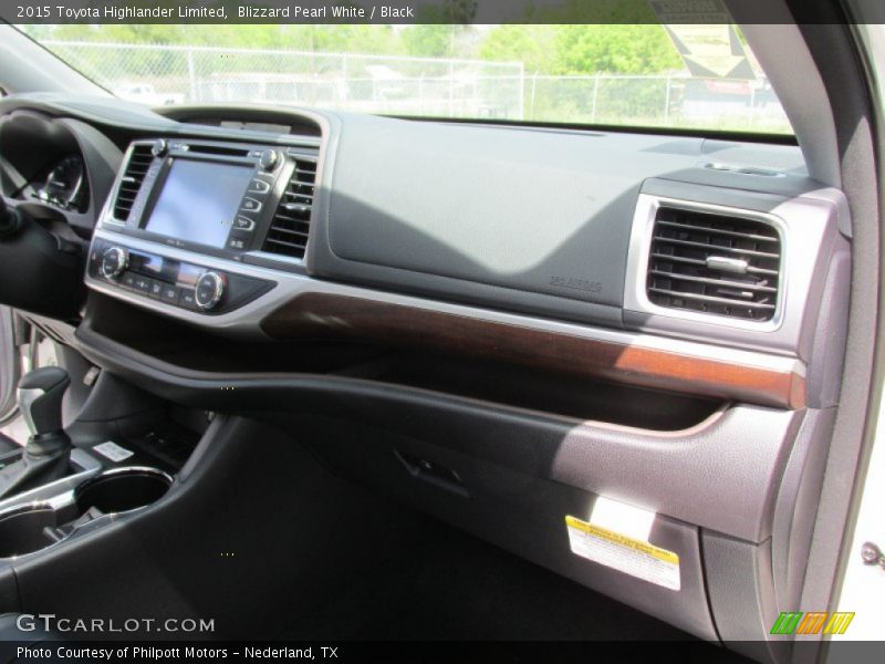 Blizzard Pearl White / Black 2015 Toyota Highlander Limited
