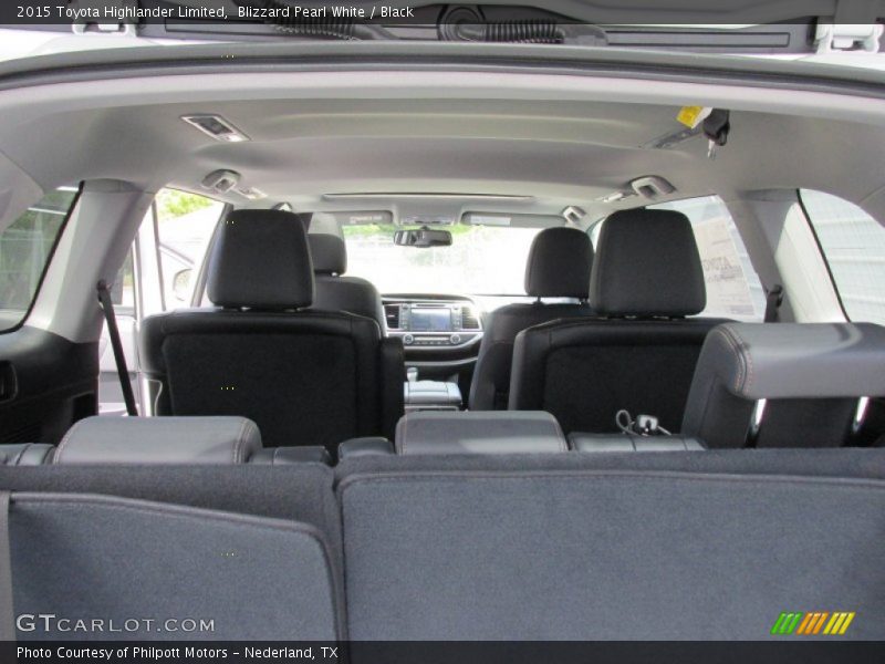 Blizzard Pearl White / Black 2015 Toyota Highlander Limited