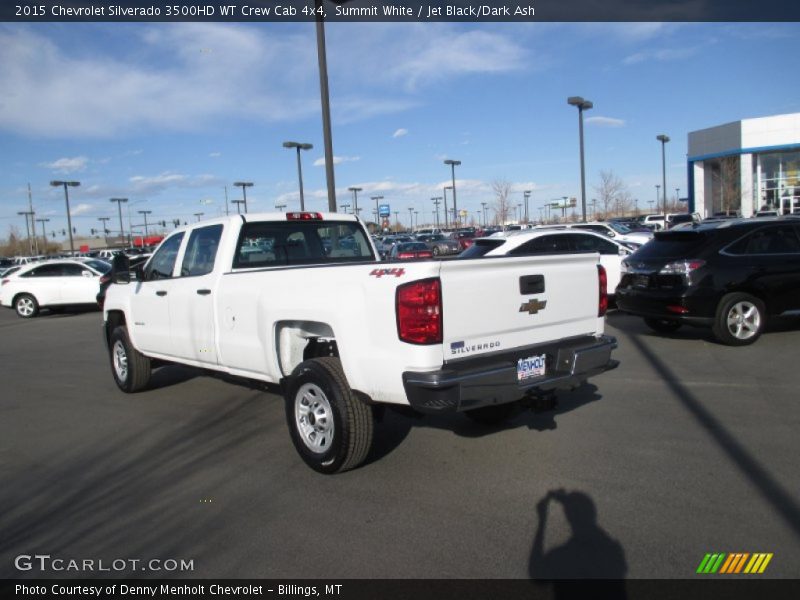 Summit White / Jet Black/Dark Ash 2015 Chevrolet Silverado 3500HD WT Crew Cab 4x4