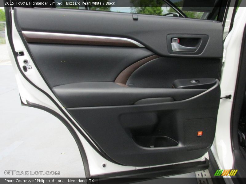 Blizzard Pearl White / Black 2015 Toyota Highlander Limited