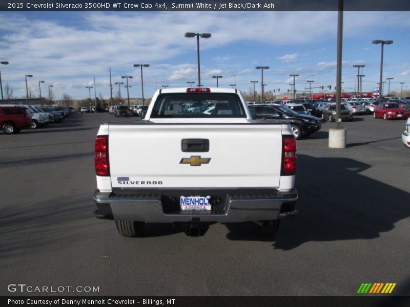Summit White / Jet Black/Dark Ash 2015 Chevrolet Silverado 3500HD WT Crew Cab 4x4