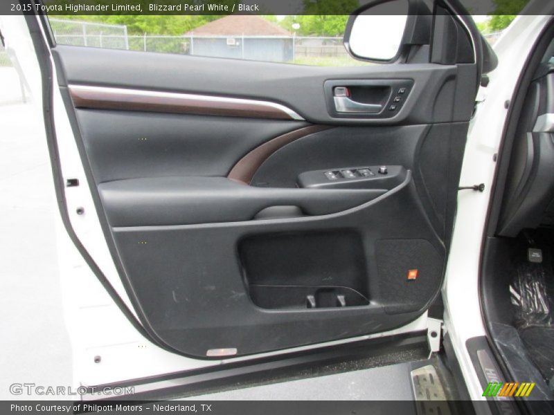 Blizzard Pearl White / Black 2015 Toyota Highlander Limited