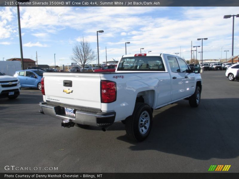 Summit White / Jet Black/Dark Ash 2015 Chevrolet Silverado 3500HD WT Crew Cab 4x4