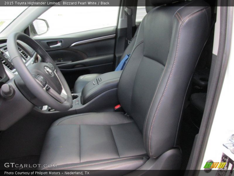 Blizzard Pearl White / Black 2015 Toyota Highlander Limited