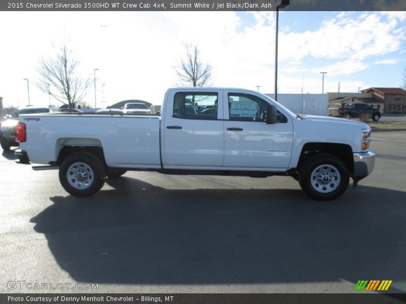 Summit White / Jet Black/Dark Ash 2015 Chevrolet Silverado 3500HD WT Crew Cab 4x4