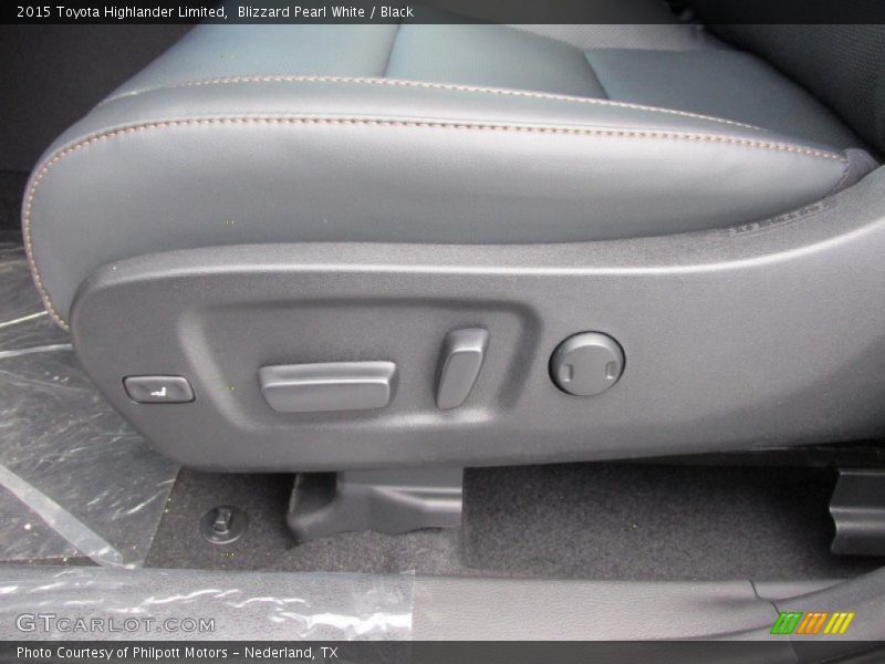 Blizzard Pearl White / Black 2015 Toyota Highlander Limited