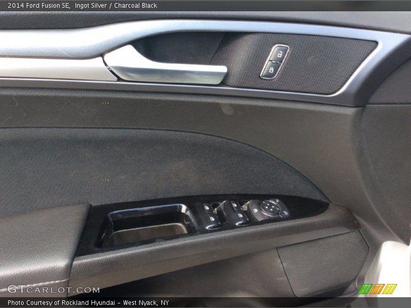 Ingot Silver / Charcoal Black 2014 Ford Fusion SE