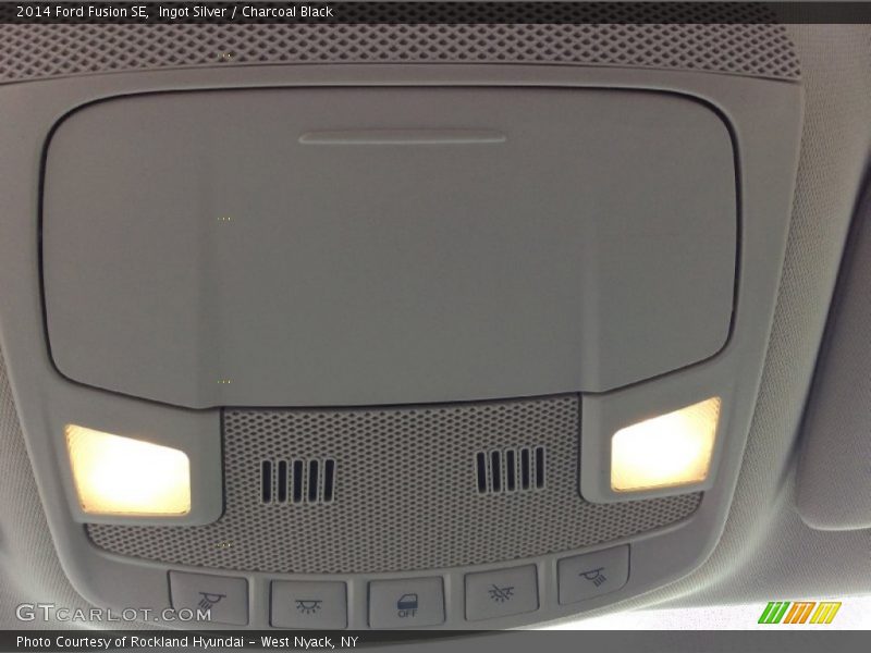 Ingot Silver / Charcoal Black 2014 Ford Fusion SE